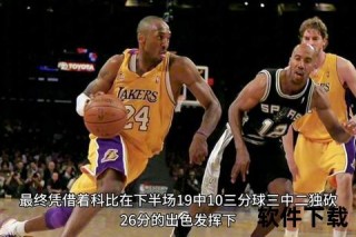 湖人VS马刺西部决赛巅峰之战_经典对决全程高清录像回放