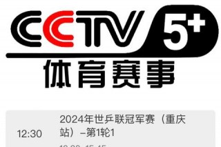 全运会电视频道直播指南：CCTV5与CCTV5+观赛必备