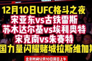 UFC赛事直播平台指南：哪个电视台可观看完整比赛