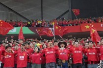 中韩足球对决世界杯赛场激情碰撞